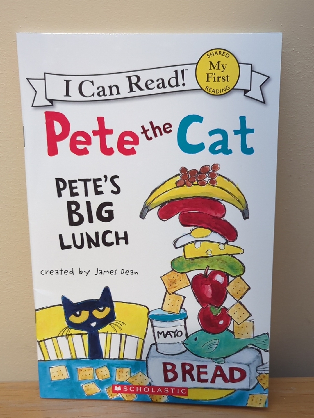 ⭐️ 5/ $25 Scholastic Pete the Cat Pete's big lunch book